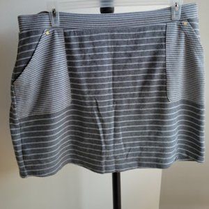 Jones of New York - Grey striped Skort - XXL/2XL